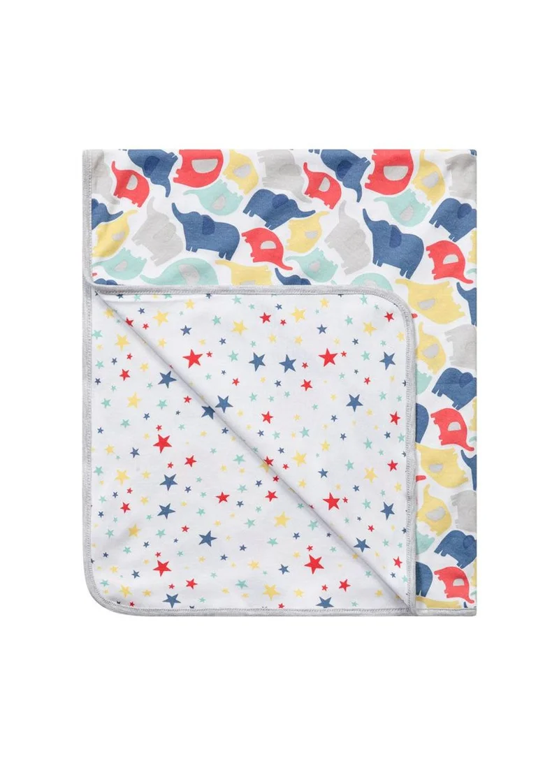 مينوتي بطانية أطفال بطبعة مرحة وتصميم مزدوج الجهتين